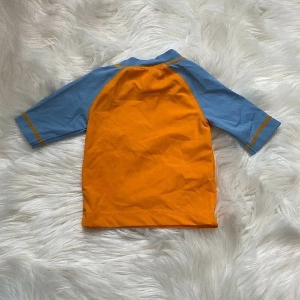Gymboree Boys Rash Guard Swim Cover Up Shirt Size 6-12 Months